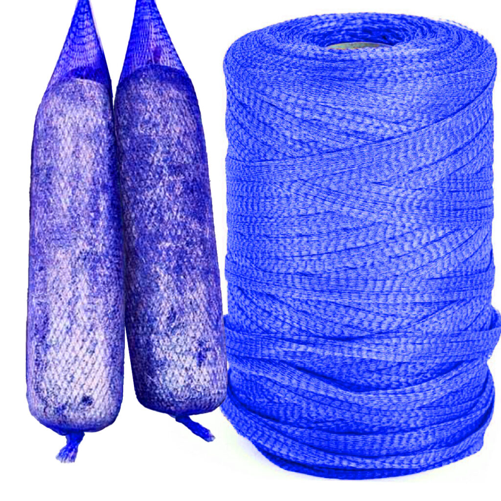 Net for food industry, blue